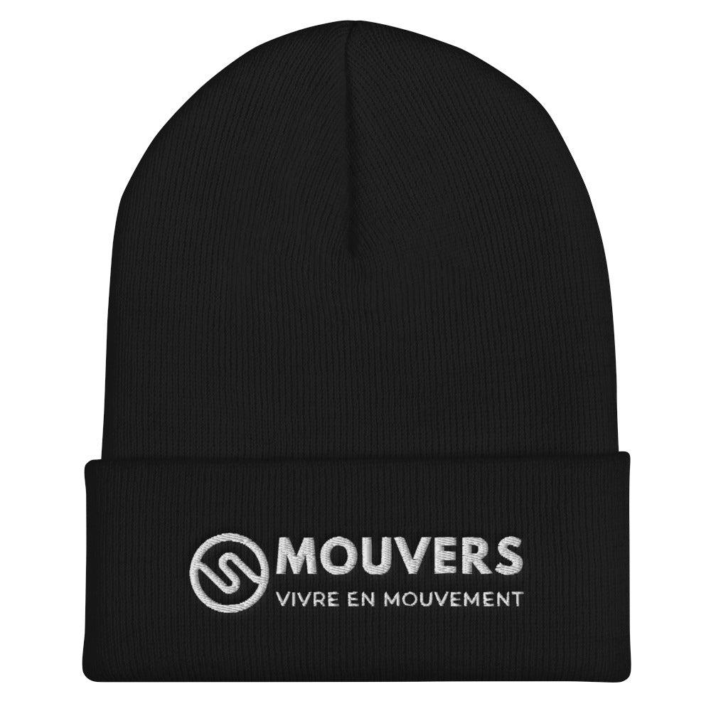 Bonnet Officiel MOUVERS logo blanc Noir | MOUVERS Shop