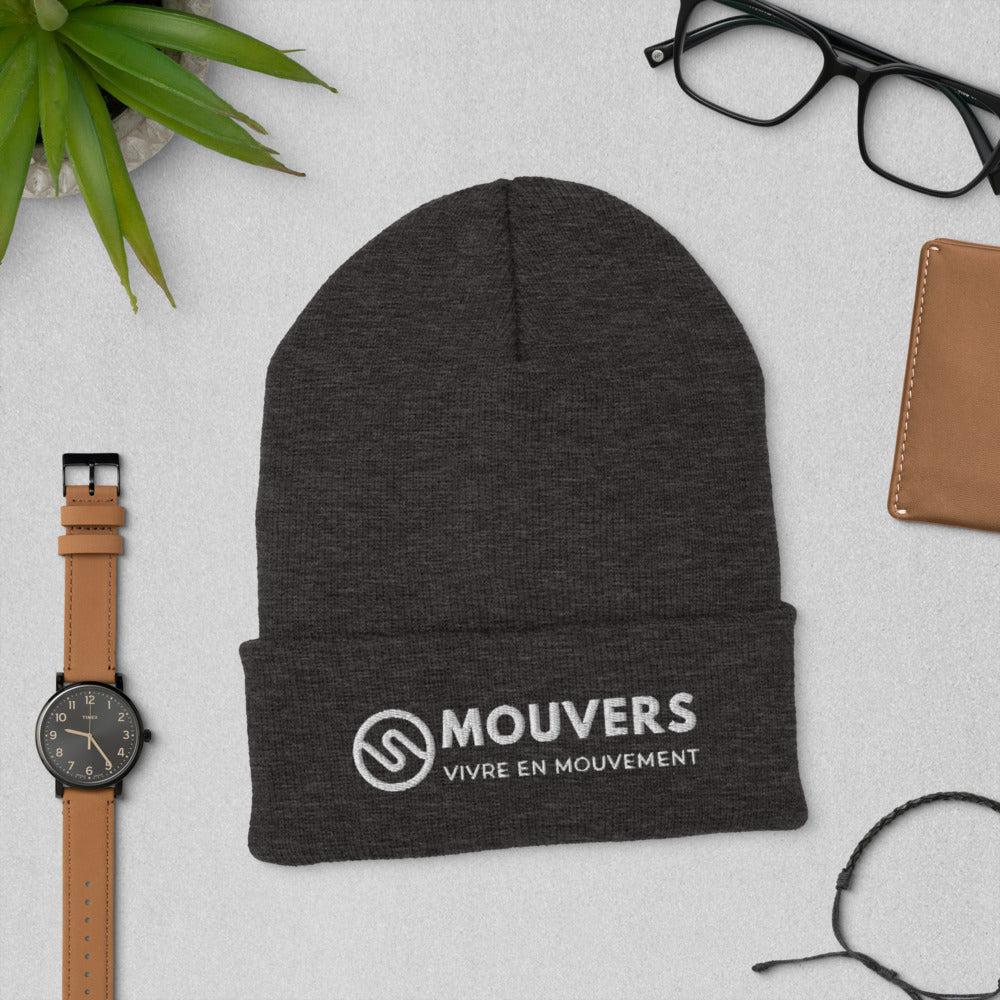Bonnet Officiel MOUVERS logo blanc Gris Foncé | MOUVERS Shop