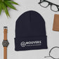 Bonnet Officiel MOUVERS logo blanc Bleu Marine | MOUVERS Shop