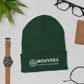 Bonnet Officiel MOUVERS logo blanc Vert | MOUVERS Shop