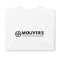 T-shirt Officiel MOUVERS Blanc (Unisexe)